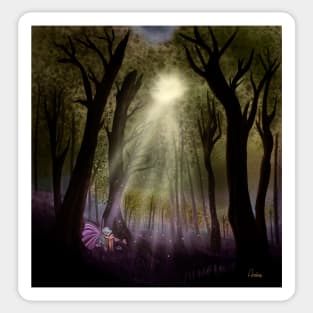 enchanted woodland Sticker